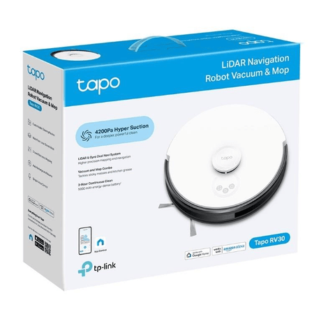 TP-Link Tapo RV30 LiDAR Navigation Robot Vacuum and Mop