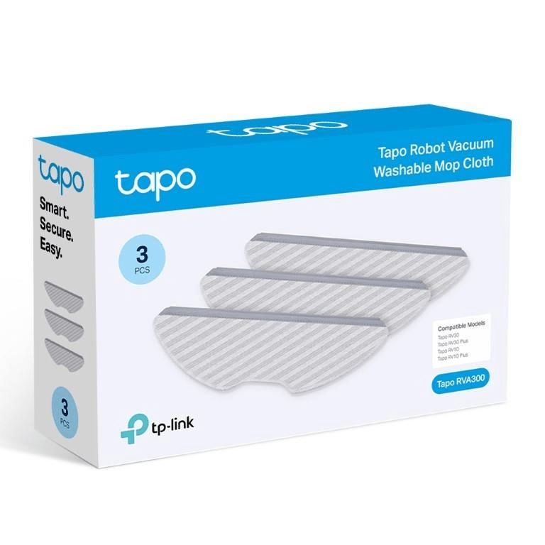 TP-Link Tapo RVA300 Robot Vacuum Washable Mop Cloth 3-pack