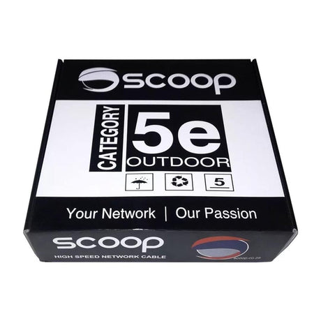 Scoop CAT5e FTP CCA Outdoor Box Cable 100m TC-100C