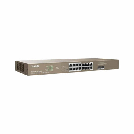 Tenda PoE 18-Port Unmanaged 1U Network Switch Brown TEG1118P-16-250W