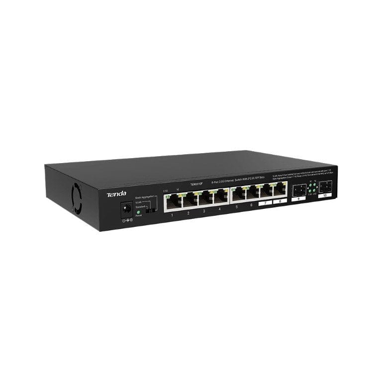 Tenda TEM2010F 8-port 2.5GbE Unmanaged Switch with 2x 2.5G SFP ports