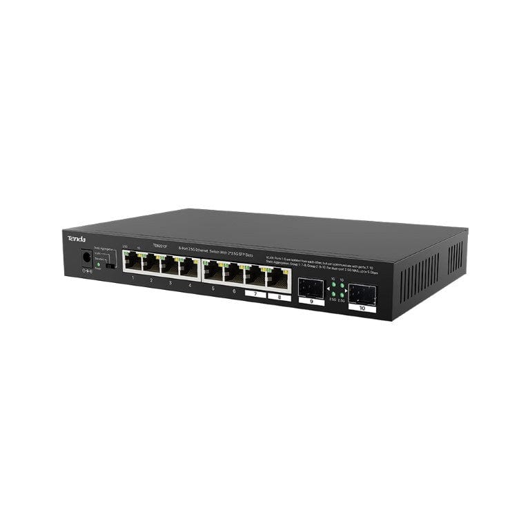 Tenda TEM2010F 8-port 2.5GbE Unmanaged Switch with 2x 2.5G SFP ports