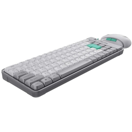 Alcatroz Tetriz Air 300c Wireless Keyboard and Mouse Combo Winter White TETRIZAIR300CWW