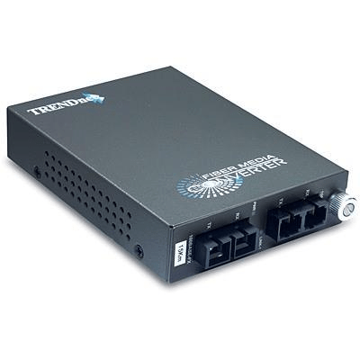 Trendnet 100Base-FX Multi-Mode to Single Mode SC-Type Fiber Converter TFC-15MS100