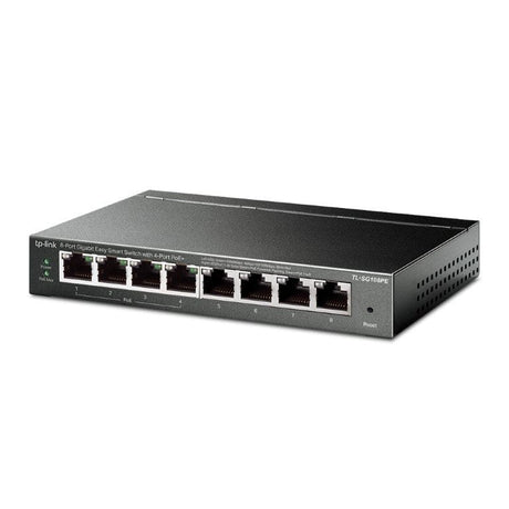 TP-Link 8-port Gigabit Easy Smart Switch with 4-port PoE+ TL-SG108PE