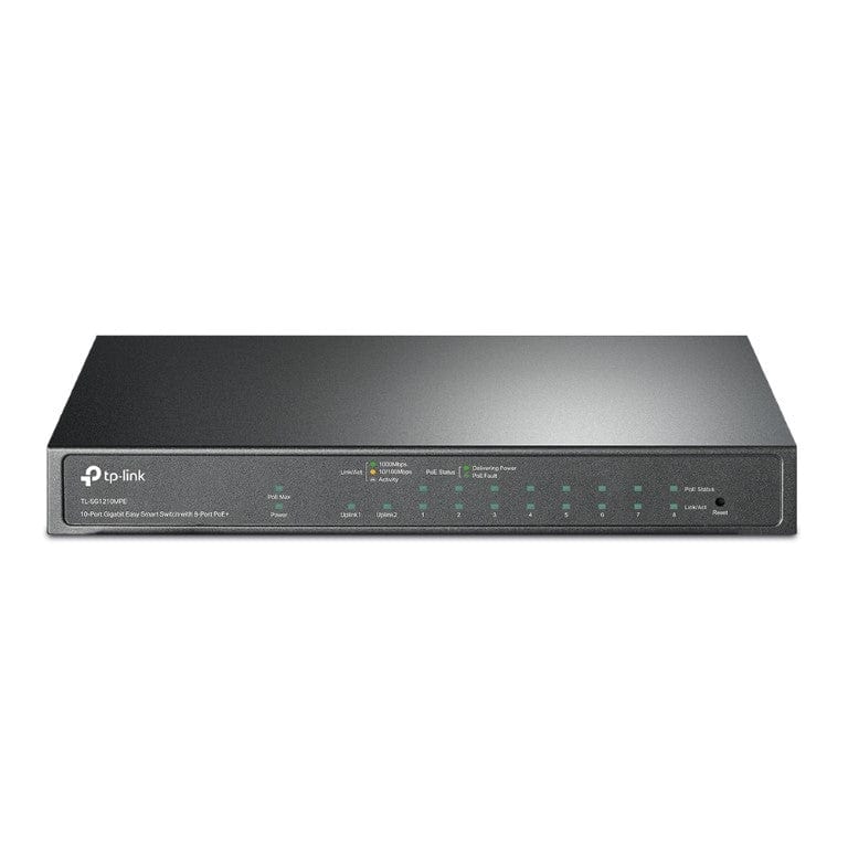 TP-Link 10-port Gigabit Easy Smart Switch with 8-port PoE+ TL-SG1210MPE