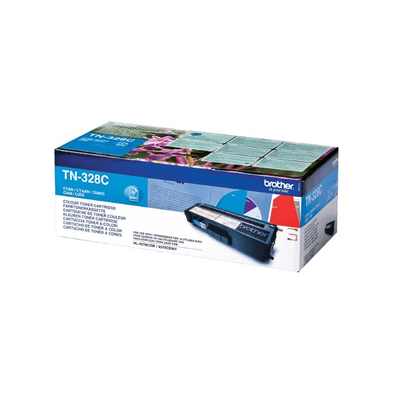 Brother Cyan Toner Cartridge 6000 Pages Original TN-328C Single-pack