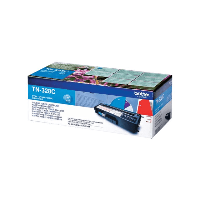 Brother Cyan Toner Cartridge 6000 Pages Original TN-328C Single-pack