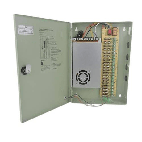 Securnix TR-712 18-way 12VDC 20A CCTV Power Supply Box