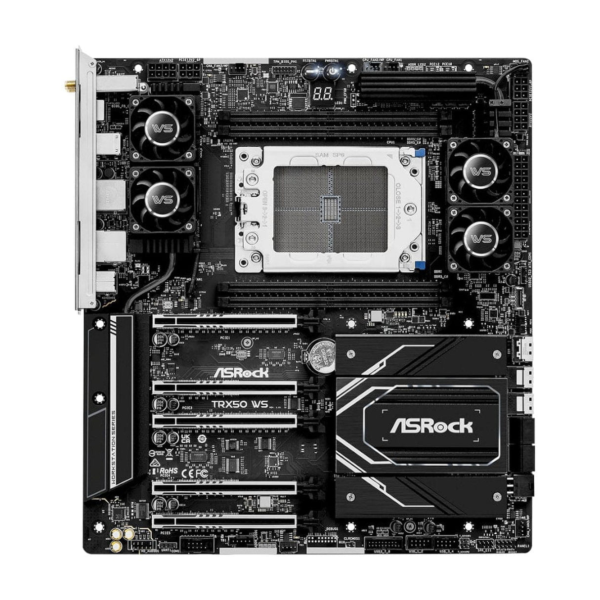 ASRock TRX50WS AMD TR5 EATX Gaming Motherboard