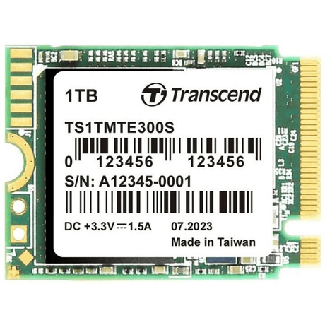 Transcend MTE300S M.2 1TB PCI Express 3.0 3D NAND Internal SSD TS1TMTE300S