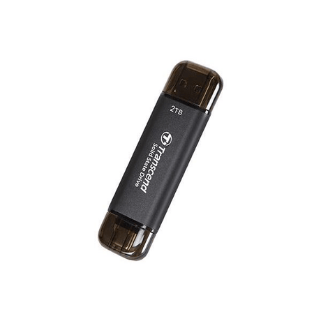 Transcend ESD310 2TB USB Type-C Flash Drive Black TS2TESD300C