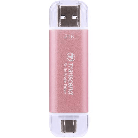 Transcend ESD310 2TB Portable USB-C/A Portable SSD Pink TS2TESD310P