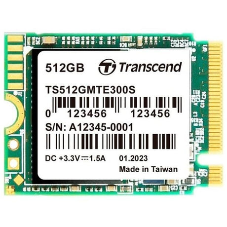 Transcend MTE300S M.2 512GB PCI Express 3.0 3D NAND NVMe Internal SSD TS512GMTE300S