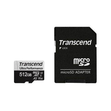 Transcend USD340S 512GB Memory Card MicroSDXC UHS-I Class 10 TS512GUSD340S