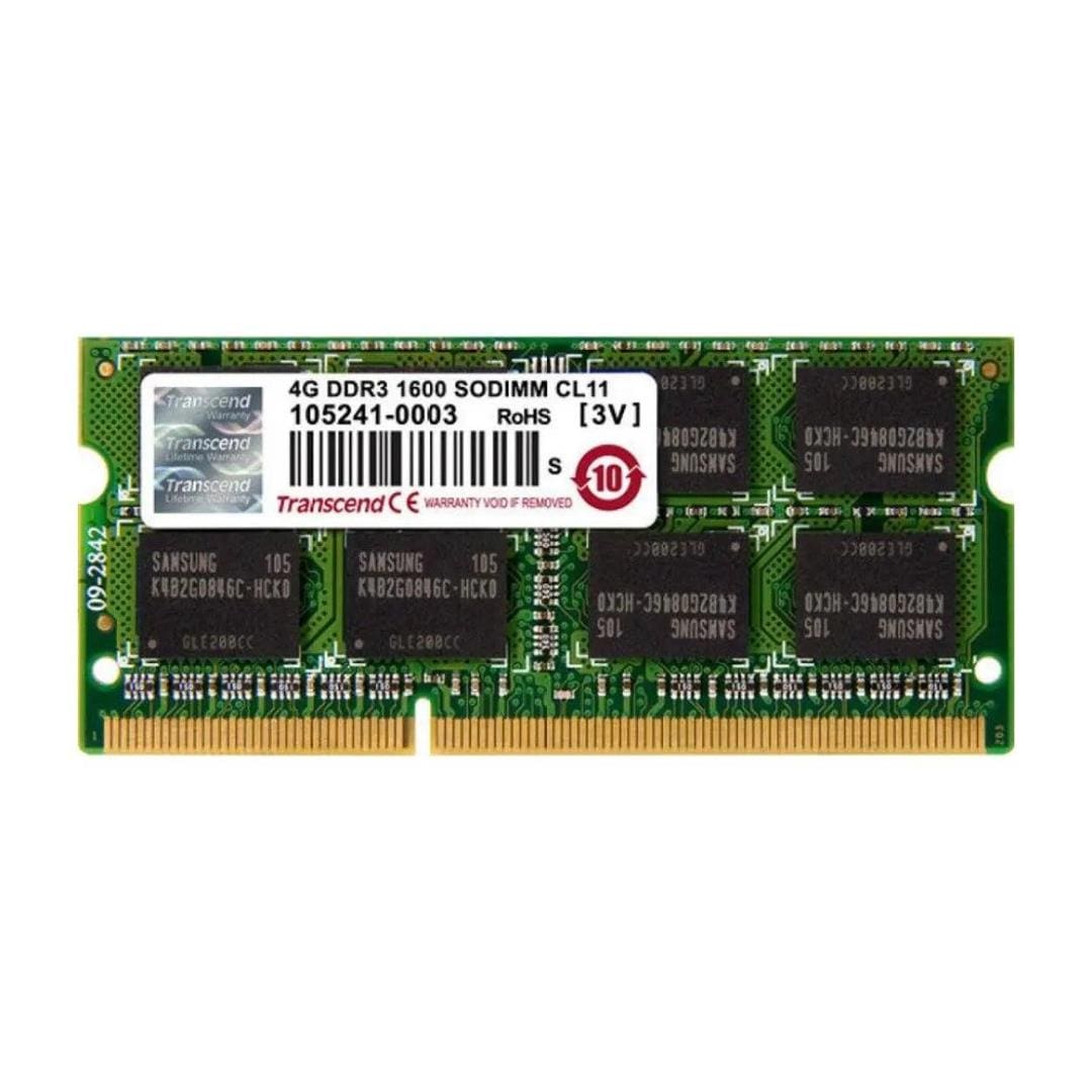 Transcend 4GB DDR3 1600Mhz SO-DIMM Memory Module TS512MSK64V6H