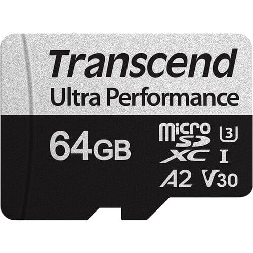 Transcend 340S 64GB UHS-I microSDXC Card TS64GUSD340S