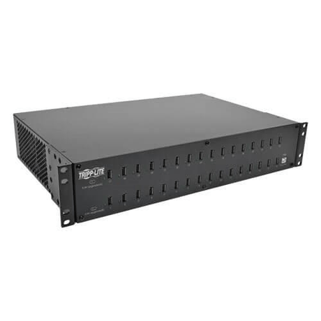 Eaton 32-port USB Charging Station with Syncing USB Charger Output 2U Rack-Mount U280-032-RMINT