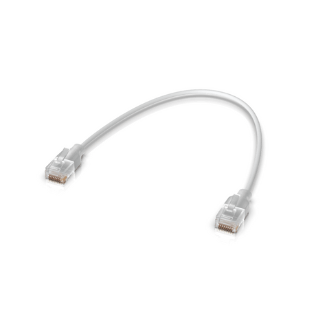 Ubiquiti UniFi Etherlighting CAT6 Patch Cable 30cm White UACC-CABLE-PATCH-EL-0.3M-W