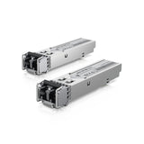 Ubiquiti Multi-mode 1G SFP LC 850nm 550m Transceiver Modules 2-pack UACC-OM-MM-1G-D-2