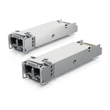 Ubiquiti Multi-mode 1G SFP LC 850nm 550m Transceiver Modules 2-pack UACC-OM-MM-1G-D-2