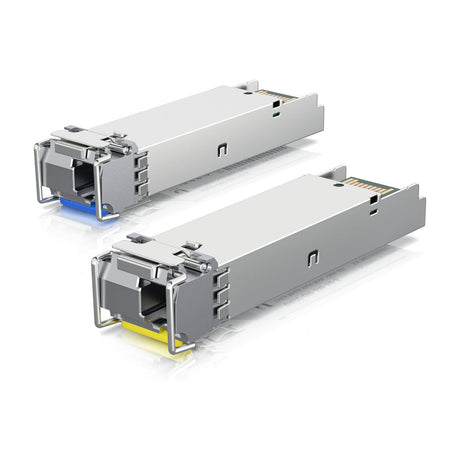 Ubiquiti Bidirectional Single-Mode 1G SFP LC 3km Transceiver Modules 2-pack UACC-OM-SM-1G-S-2