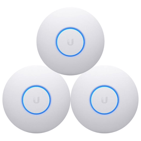 Ubiquiti UAP-nanoHD-3 4x4 MU-MIMO 802.11ac Wave 2 Access Point 3-pack