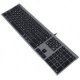 Macally Slim Type-C Wired Keyboard Grey UCACEKEYSG