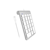 Macally Wired USB-C Numeric Keypad - Silver UCNUMKEY22