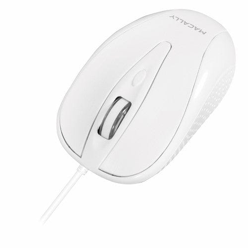 Macally Ambidextrous USB Type-C Optical 1000 DPI Mouse - White UCTURBO