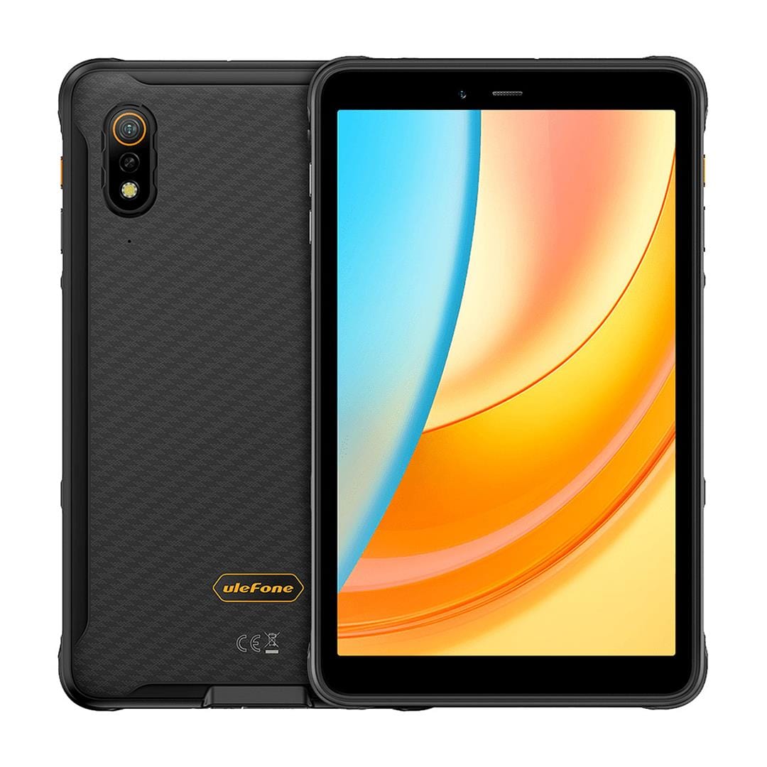 Ulefone Armor Pad Pro 8-inch HD+ Rugged Tablet - Mediatek MT8788 128GB ROM 8GB RAM Android 13 ULE-APAD-PRO-BLK