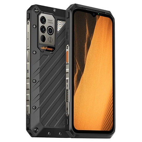 UleFone Power Armor 19 4G Rugged 6.58-inch Smartphone - MediaTek Helio G99 256GB ROM 12GB RAM Android 12 Black