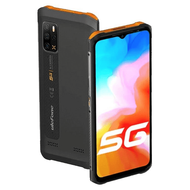 UleFone Armor 12 5G Rugged 6.52-inch Smartphone - MediaTek 700 128GB ROM 8GB RAM Android 11 Orange