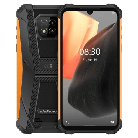 UleFone Armor 8 Pro 4G Rugged 6.1-inch Smartphone - MediaTek Helio P60 128GB ROM 8GB RAM Android 11 Orange