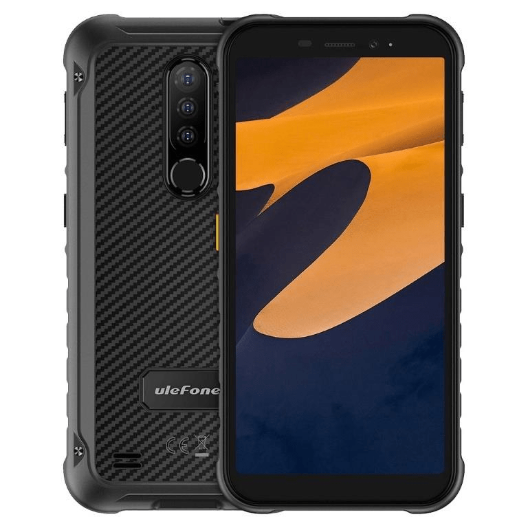 UleFone Armor X8 4G Rugged 5.7-inch Smartphone - MediaTek Helio A25 64GB ROM 4GB RAM Android 10 Black