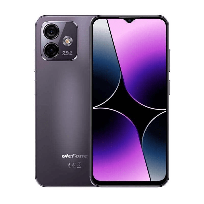 Blackview Ulefone Note 16 Pro 6.52-inch Smartphone - Unisoc T606 128GB ROM 4GB RAM Android 13 - Purple ULE-SMPN-NOTE16P-PUR