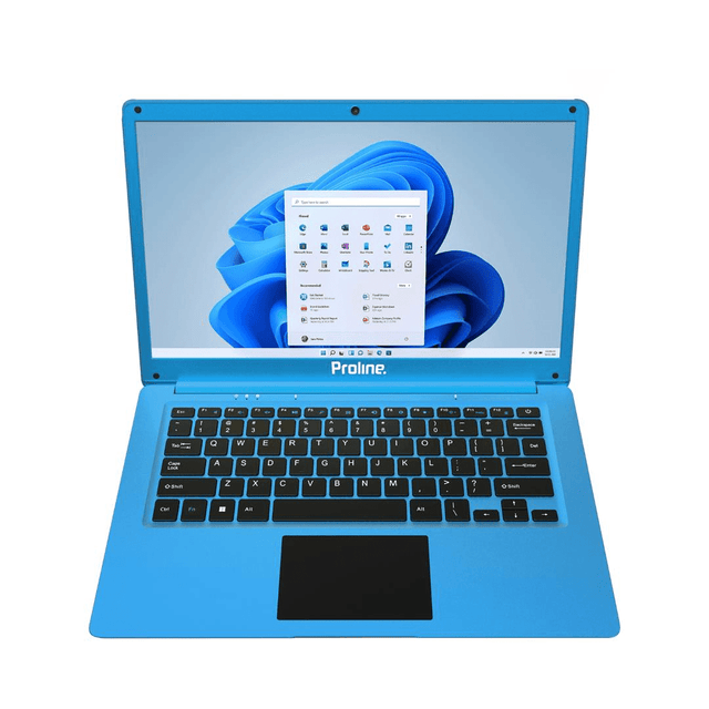 Proline Thinline V146GNB 14.1-inch HD Laptop - Intel Celeron N4020 256GB SSD 8GB RAM Win 11 Home Blue