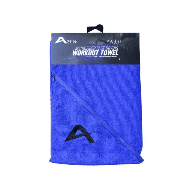 Volkano Active Fresh Series Workout Towel VA-1006-BL