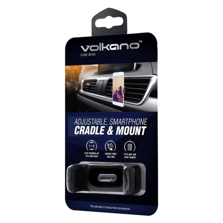 Volkano Crater Series Adjustable Car Phone Cradle VB-301-BK