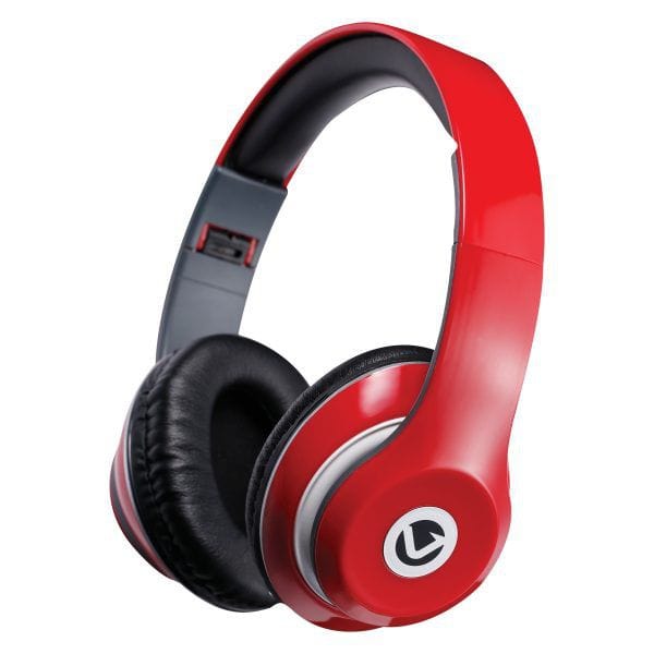 Volkano Falcon Series Headphones with Mic Red VB-VF401-R