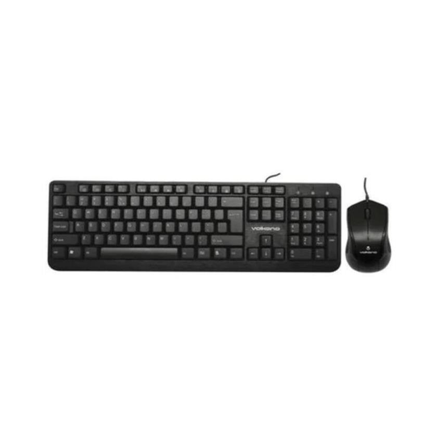 Volkano Mineral Series USB Wired Mouse and Keyboard Combo VB-VS041-BK(V2)