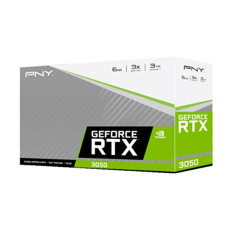 PNY GeForce RTX 3050 Verto 6GB GDDR6 Graphics Card VCG30506DFXPB1