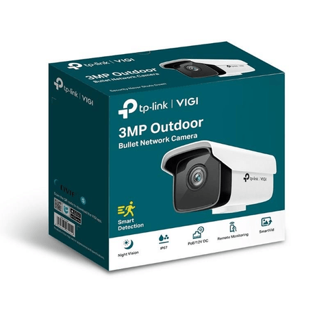 TP-Link VIGI C300HP 3MP 6mm Outdoor Bullet Network Camera