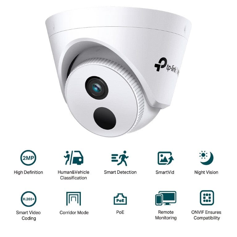 TP-Link VIGI C420I 2MP 2.8mm IR Turret Network Camera