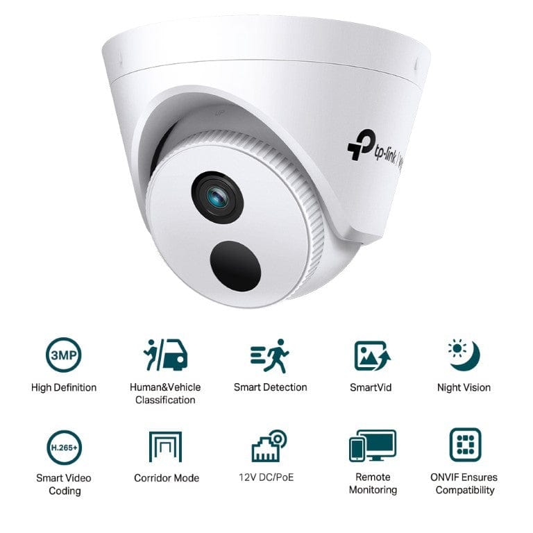 TP-Link VIGI C430I 3MP 2.8mm IR Turret Network Camera