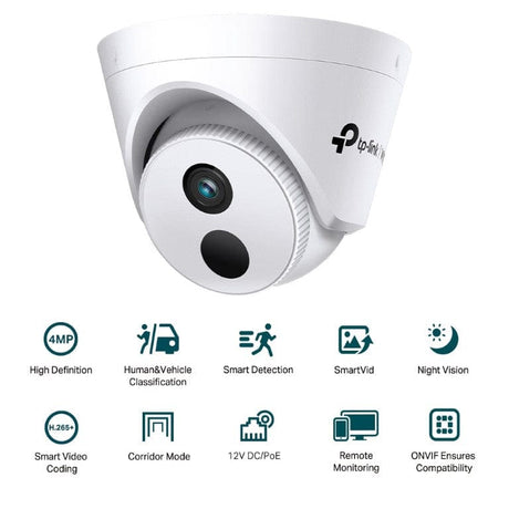 TP-Link Vigi C440I(2.8mm) 4MP IR Turret Network Camera