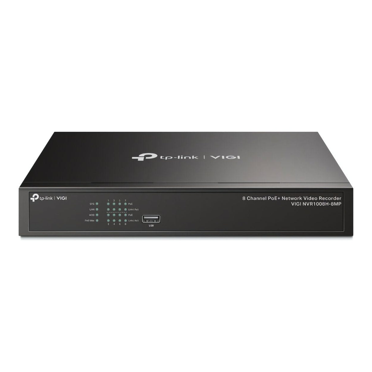 TP-Link Vigi NVR1008H-8MP 8-ch PoE+ Network Video Recorder