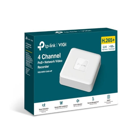 TP-Link Vigi NVR1104H-4P 4-ch PoE+ 8MP Mini NVR