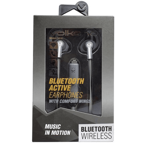 Volkano Motion Bluetooth Earphones Grey White VK-1005-GRWT