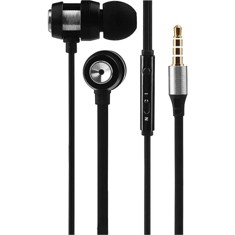 Volkano Alloy Series Earphones with Mic Silver VK-1007-SL(V1)